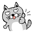 かわいい猫 スタンプ画像