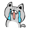 かわいい猫 スタンプ画像