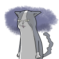 かわいい猫 スタンプ画像