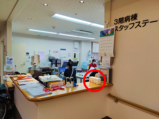 汐田総合病院様では小型の箱に機器をまとめられている